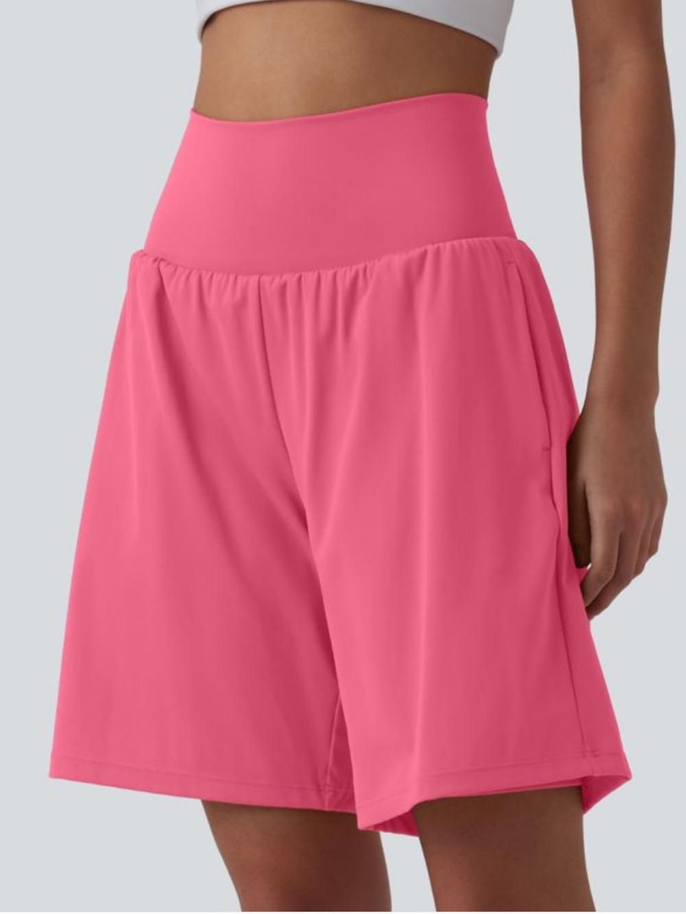 HALARA nwt SoftlyZero Airy Super High Waisted 2in1 InstantCool 9” Yoga Shorts